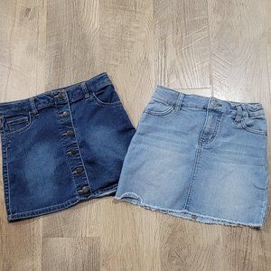 Girls Bundle  of Jean Skirts